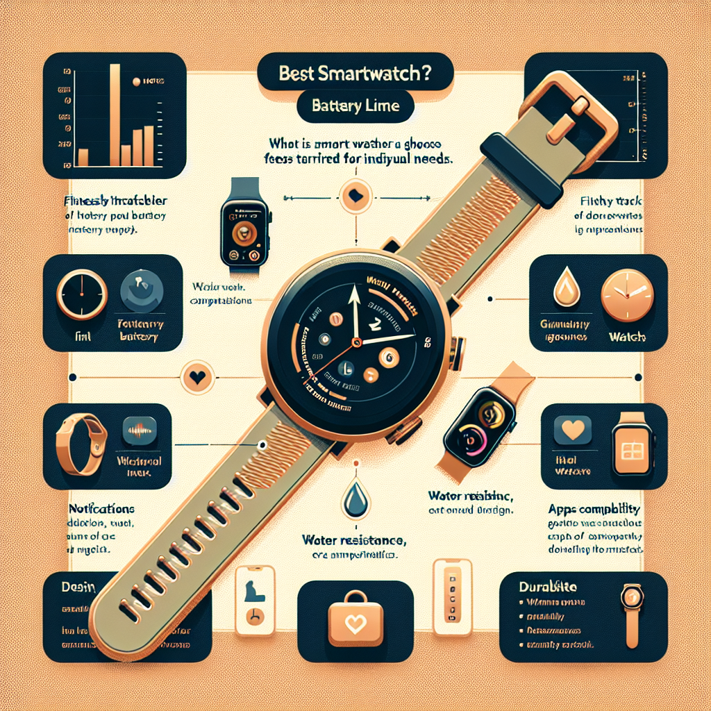 How to Choose the Best Smartwatch for Your Needs: Battery Life, Features, and More
